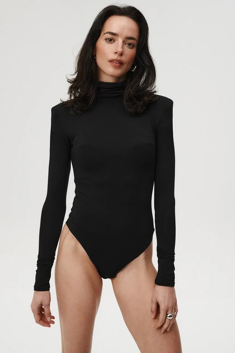 Undress Code Body za žene od lyocella Timeless Bodysuit Classic crno bez uzorka 1298
