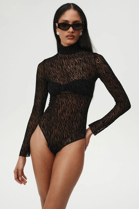 Undress Code Body za žene Bounty Bodysuit Classic crno 1276