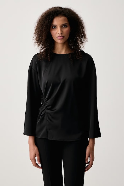Calvin Klein Blúzka dámska čierna hladká LV044H142G