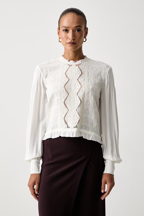 Twinset bluzka damska z wiskozy beżowa 262TP2250