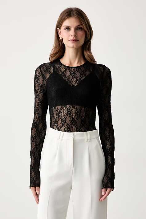 Twinset Body dámske čierne 262LI2NEE