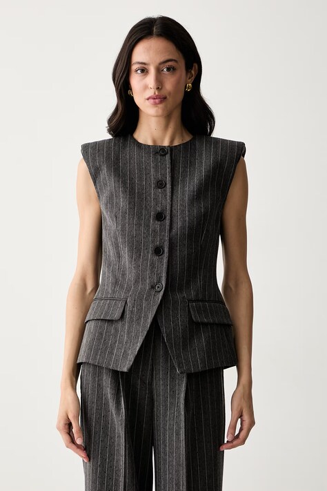 Karl Lagerfeld gilet da donna grigio B3W11028