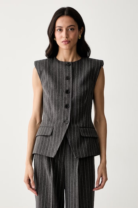 Karl Lagerfeld gilet da donna grigio B3W11028