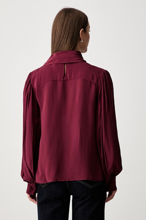 Pedro del Hierro блузка жіноча віскозна — AW26-BDDZTU, червоний — фото 3