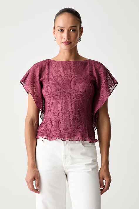 BOSS bluza za žene Bacope crvena bez uzorka 50567489