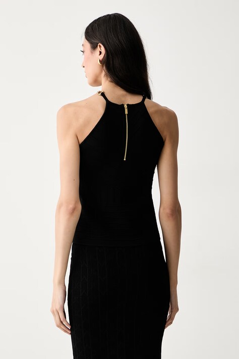 Marciano by Guess блузка halter жіноча з віскозою KAEDA — фото 3