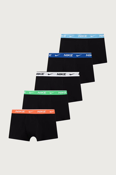 Nike Bokserki dziecięce bawełniane z elastanem 5-pack czarne 9N1277