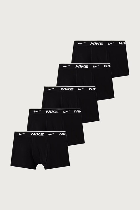 Nike Bokserki dziecięce bawełniane z elastanem 5-pack czarne 9N1221