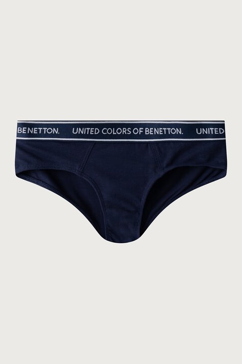United Colors of Benetton Κιλότα παιδικά βαμβακερά με ελαστάν 2-pack γκρί 3G680S03G