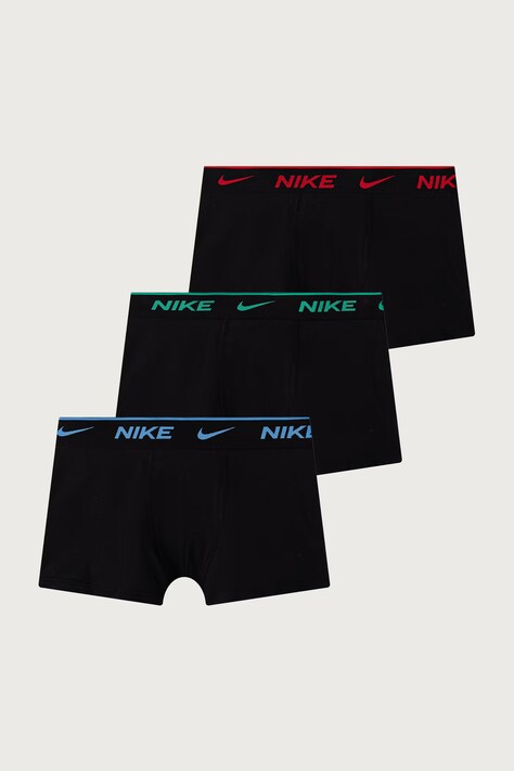 Nike Bokserki dziecięce bawełniane z elastanem 3-pack czarne 9N1278