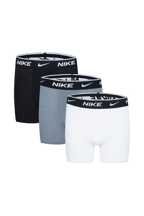 Nike Bokserki dziecięce bawełniane z elastanem 3-pack białe 9N0846