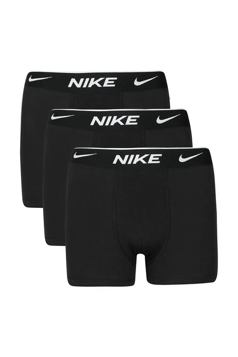 Nike Μποξεράκι παιδικό βαμβακερό με ελαστάν 3-pack μαύρο 9N0846