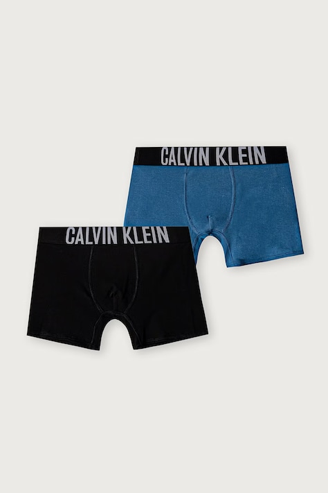 Calvin Klein Underwear Bokserki dziecięce z bawełną 2-pack niebieskie B70B700512