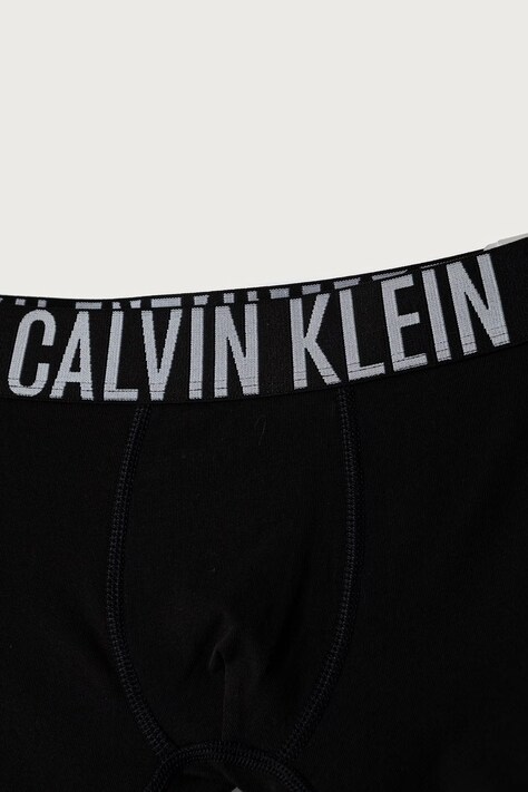 Calvin Klein Underwear Bokserki dopasowane dziecięce bawełniane z elastanem 3-pack szare B70B700510