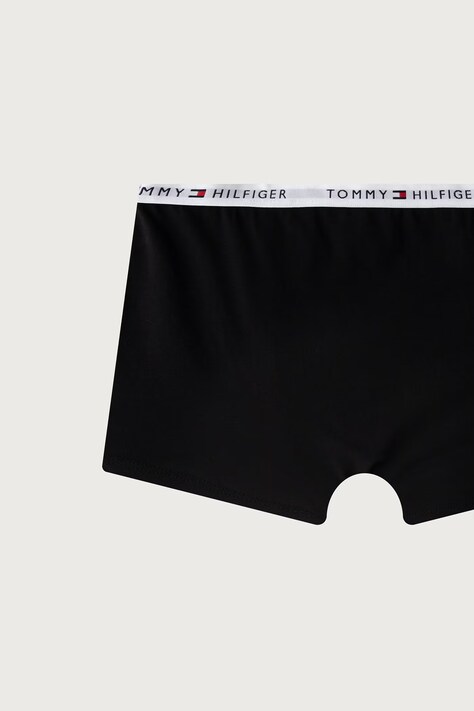 Tommy Hilfiger Bokserki dopasowane dziecięce bawełniane z elastanem 5-pack czarne UB0UB00611