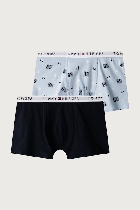 Tommy Hilfiger Boxerky detské s bavlnou 2-pak modré UB0UB00605