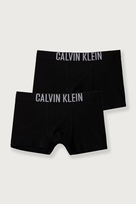 Calvin Klein Underwear Testhezálló boxeralsó gyerek pamut elasztánnal 2-es csomag fekete B70B700509