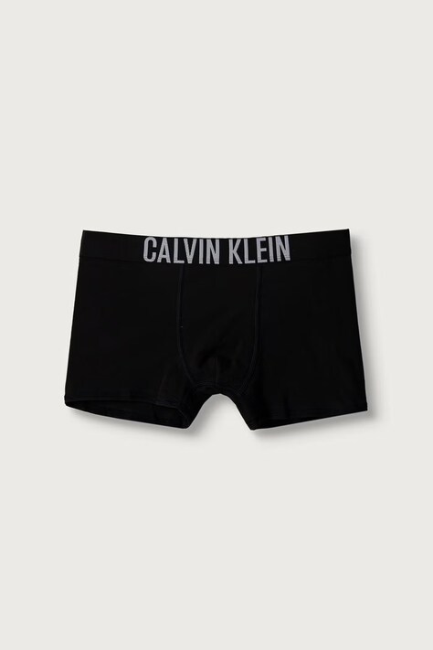 Calvin Klein Underwear Bokserki dopasowane dziecięce bawełniane z elastanem 2-pack czarne B70B700509