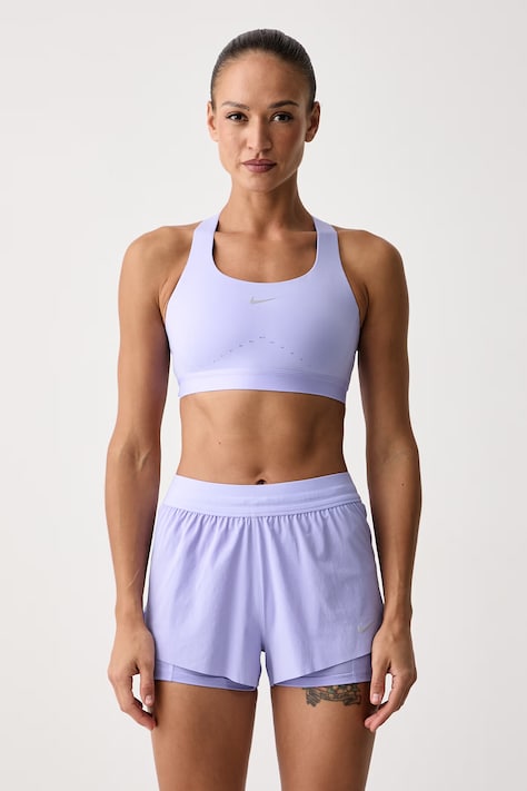 Nike Biustonosz sportowy Swift fioletowy HM5220.580