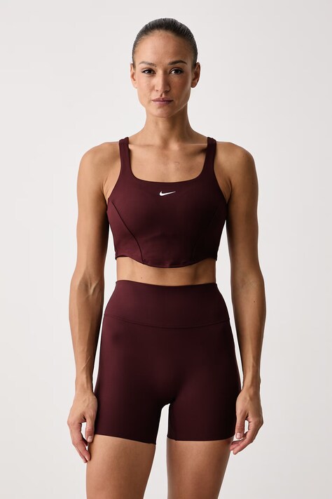 Nike Biustonosz sportowy Nike One brązowy IO2234.658