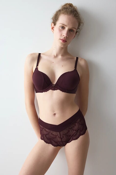 Triumph Biustonosz Love in Lace bordowy 10228664