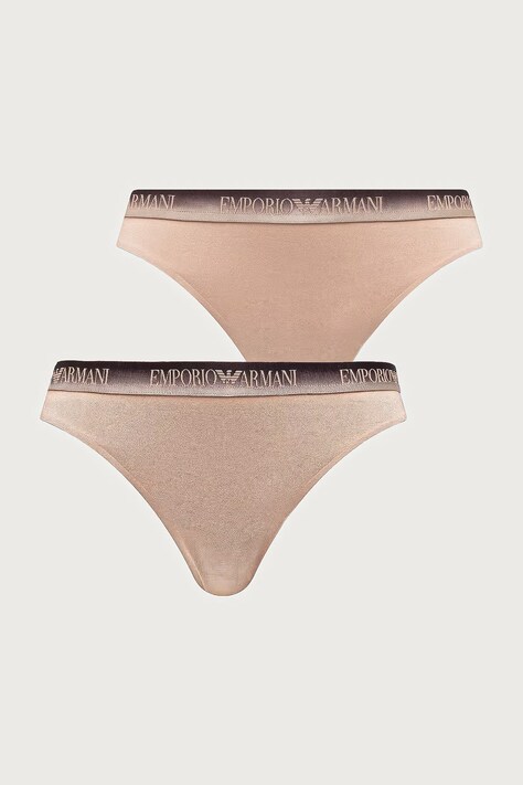 Emporio Armani Underwear Brazyliany damskie 2-pack beżowe EW005512 AF25572