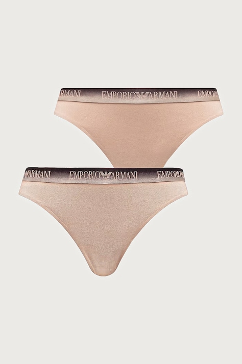 Emporio Armani Underwear Brazyliany damskie 2-pack beżowe EW005512 AF25572