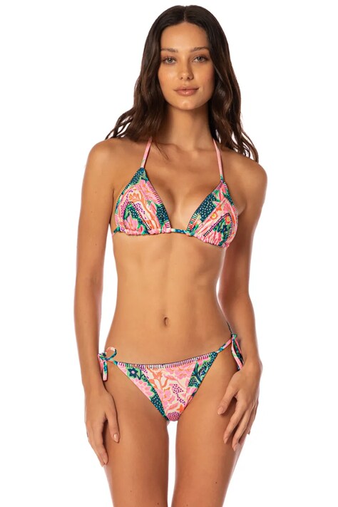 Maaji Biustonosz kąpielowy damski Blush Floral Alana różowy PT2650STR013