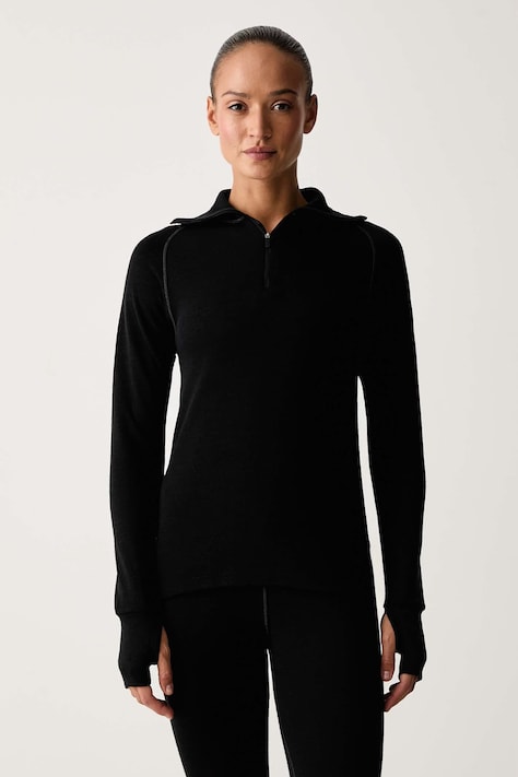 Devold Longsleeve funkcyjny damski wełniany Expedition Merino czarny PDGO.155.244.A