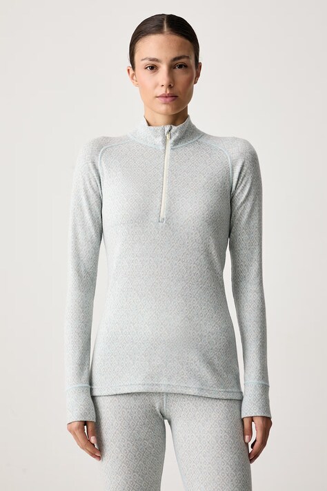 Devold Longsleeve funkcyjny damski wełniany Signature Silk niebieski PDGO.426.243.A