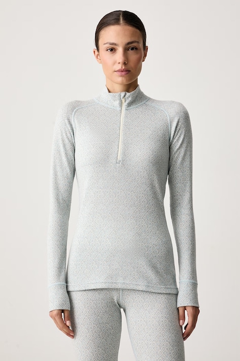 Devold Longsleeve funkcyjny damski wełniany Signature Silk niebieski PDGO.426.243.A