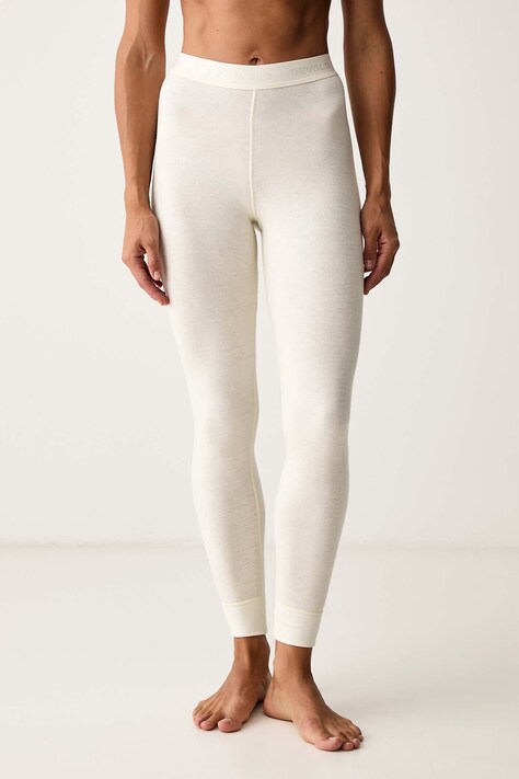 Devold Legginsy funkcyjne damskie z wełną merino Duo Active Merino beżowe PDGO.237.110.A