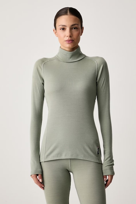 Devold Longsleeve funkcyjny damski z wełny merino Adventure Merino zielony PDGO.245.236.A