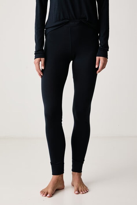 Devold Legginsy funkcyjne damskie wełniane Breeze Plus Merino granatowe PDGO.183.110.C