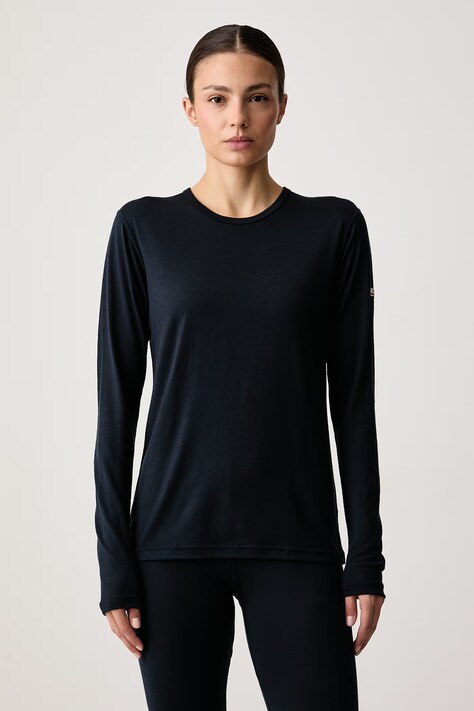 Devold Longsleeve funkcyjny damski z wełny merino Breeze Plus Merino granatowy PDGO.183.286.C
