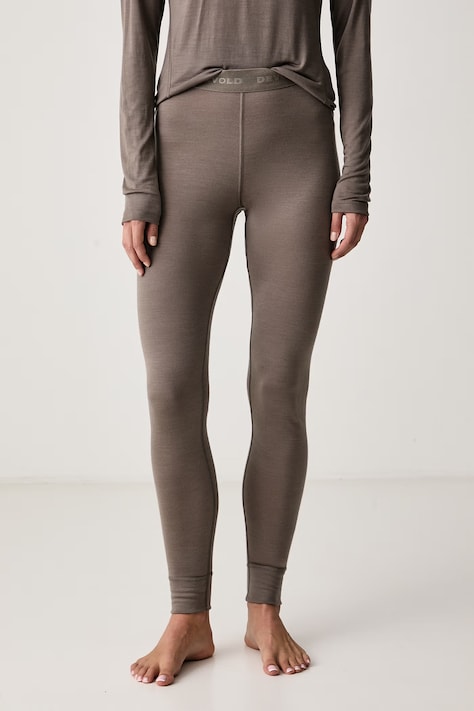 Devold Legginsy funkcyjne damskie wełniane Breeze Merino brązowe PDGO.180.110.A