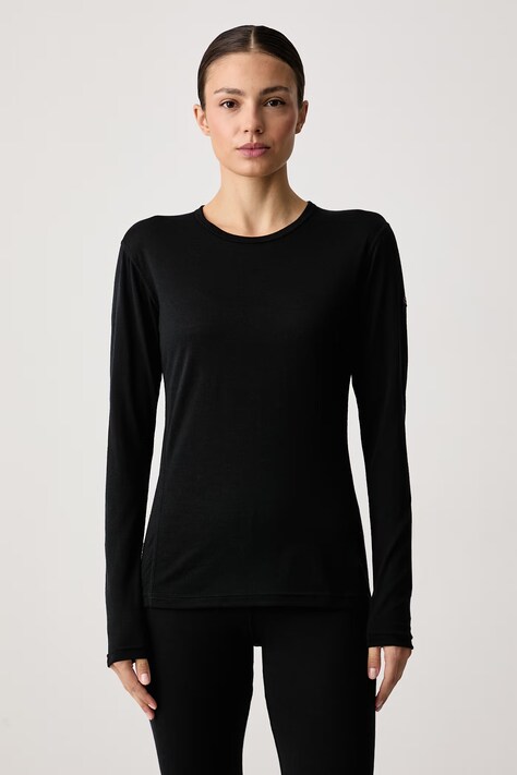 Devold Longsleeve funkcyjny damski wełniany Breeze Merino czarny PDGO.180.286.A