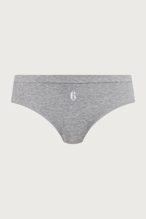 MM6 Maison Margiela Figi damskie z bawełną szare MKL740050