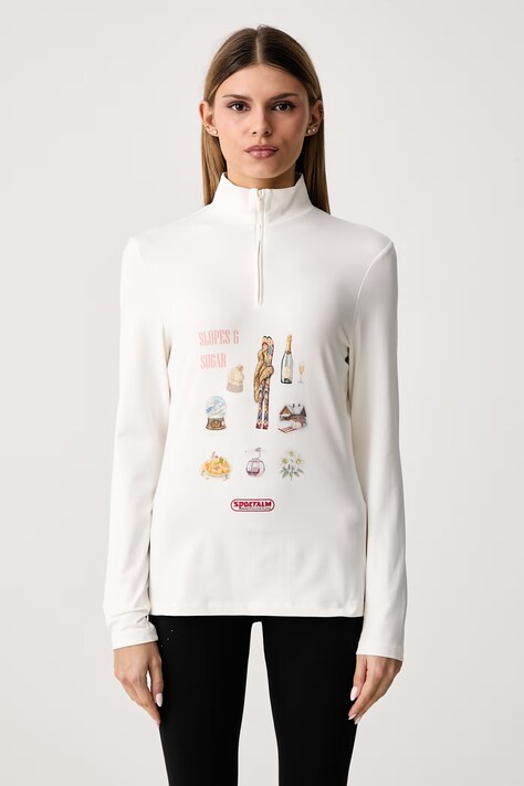 Sportalm Longsleeve funkcyjny damski Kyoto beżowy 300060