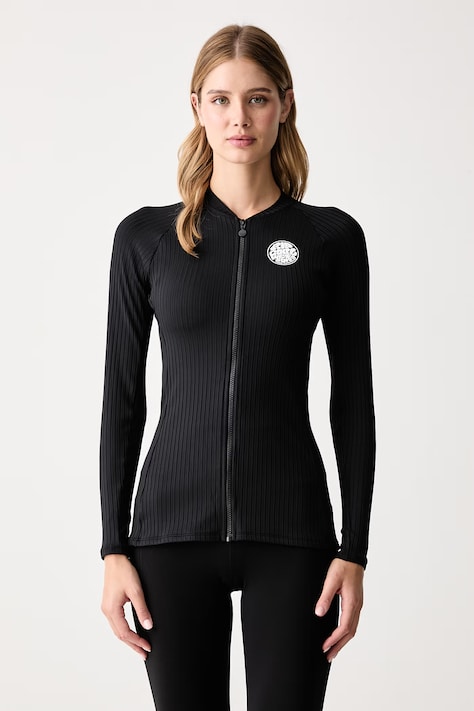 Rip Curl Longsleeve kąpielowy damski PREMIUM SURF czarny 16GWRV