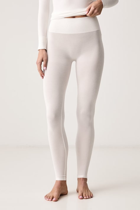 Fusalp Legginsy funkcyjne damskie z dodatkiem kaszmiru ALLIANCE III białe Y1205