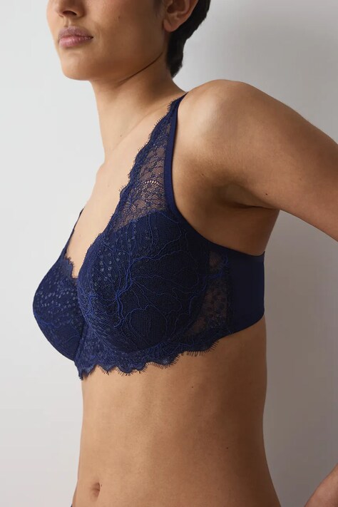 Triumph бюстгальтер балконет мереживний — AW26-BIDYLA, темно-синій — фото 4