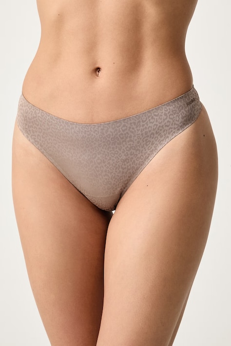 HUGO Stringi damskie SHADOW THONG beżowe 50566799