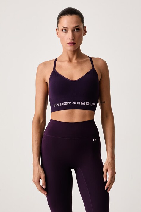 Under Armour Biustonosz sportowy Vanish Seamless fioletowy 1384417.526