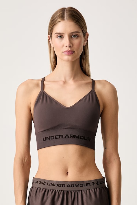 Under Armour Biustonosz sportowy Vanish Seamless brązowy 1384417.201