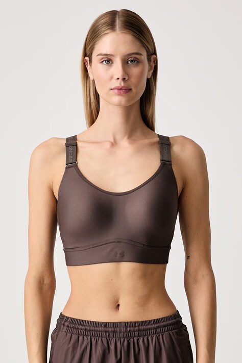 Under Armour Biustonosz sportowy Infinity brązowy 1384123.201