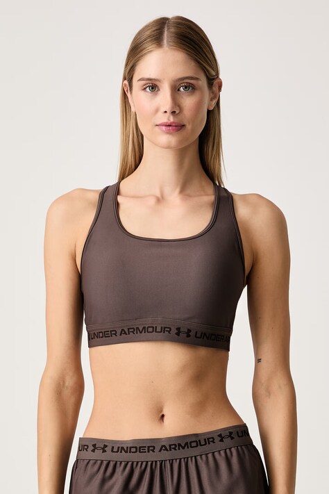 Under Armour Biustonosz sportowy UA Crossback brązowy 1361034.200