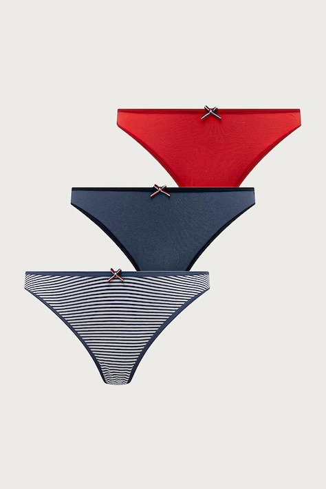 Tommy Hilfiger μπραζίλ γυναικεία 3-pack μπλε UW0UW06665