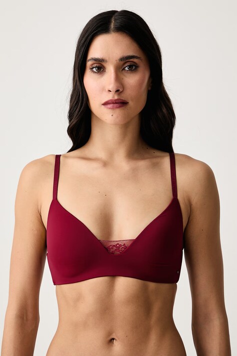 Tommy Hilfiger Biustonosz bordowy UW0UW06694