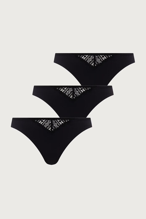 BOSS Tange za žene GIFT GIVING 3P THONG 3-pack crne 50571440